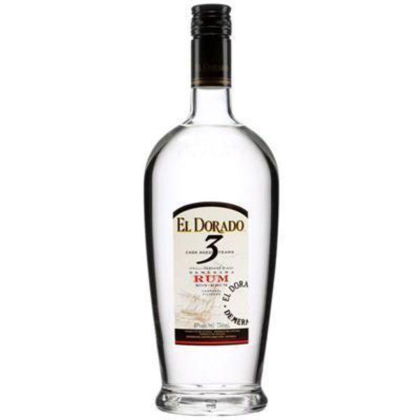 12 x El Dorado 3 Yo White Rum 750Ml