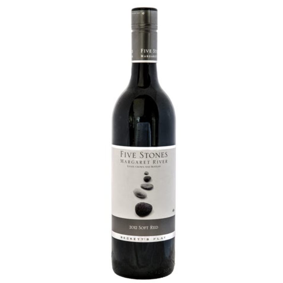 6 x Five Stones Soft Red 750Ml