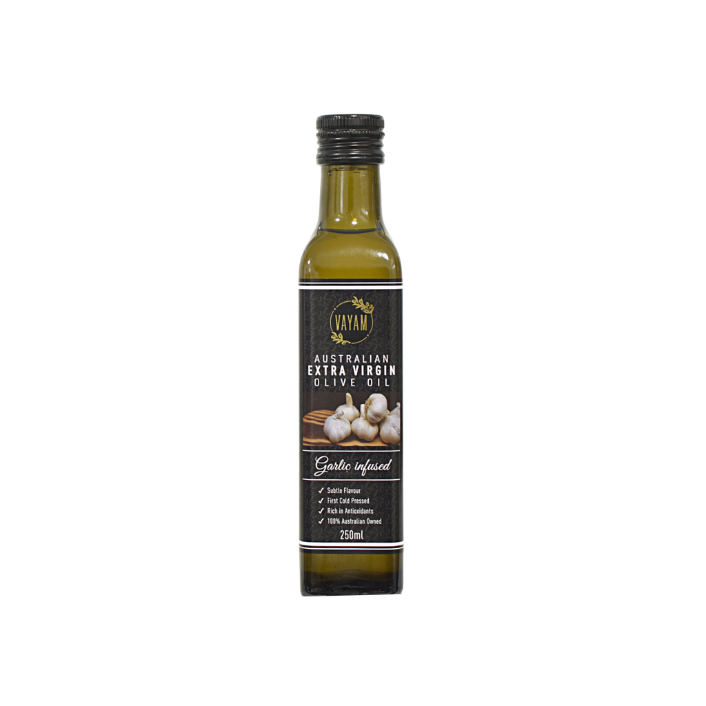 12 x Vayam Garlic Infused Australian Extra Virgin Olive Oil 250mL
