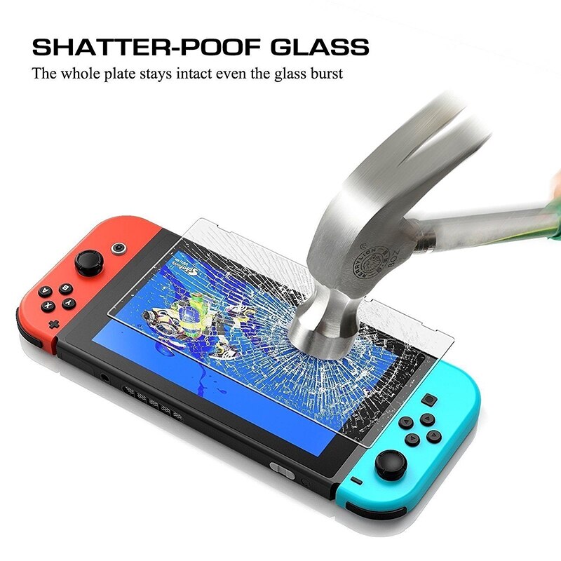 Pro Nintendo Switch OLED Screen Protecter - Anti Shatter - Anti Fingerprint  - Anti Glare