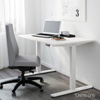 Motorised Height Adjustable Standing Desk - White