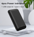 White Iphone magsafe power bank battery pack wireless charging 5000mah