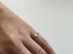 Solid Round Diamond White Gold Solitaire Ring Claw Set Eternity 18Ct Elegant