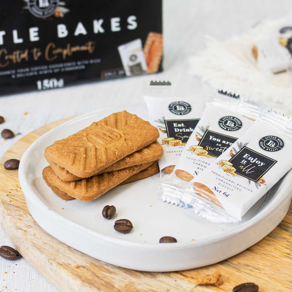 Little Bakes Traditional Belgian Individually Wrapped Caramelised Biscuits x 300 - Lotus Biscoff Replica