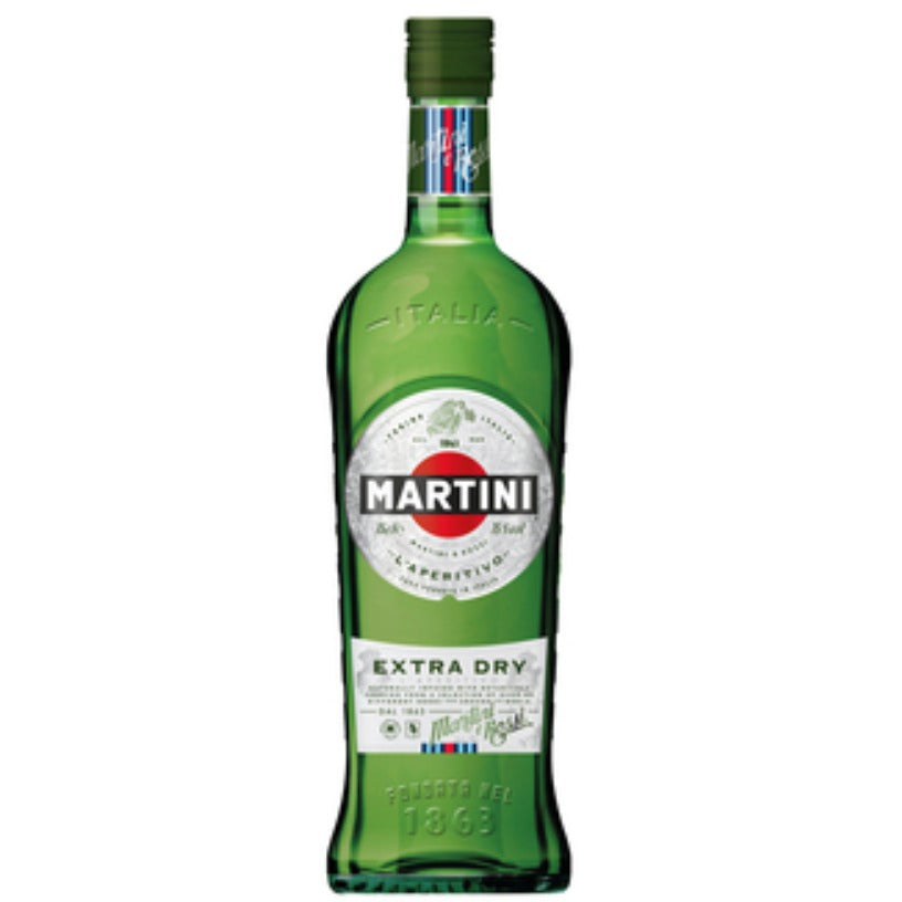 6 x Martini Vermouth Extra Dry 1000Ml