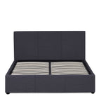 Milano Luxury Gas Lift Bed With Headboard