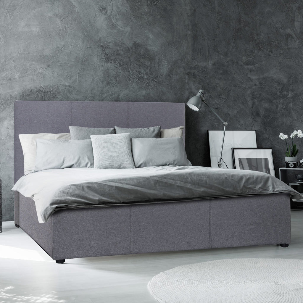 Milano Luxury Gas Lift Bed With Headboard