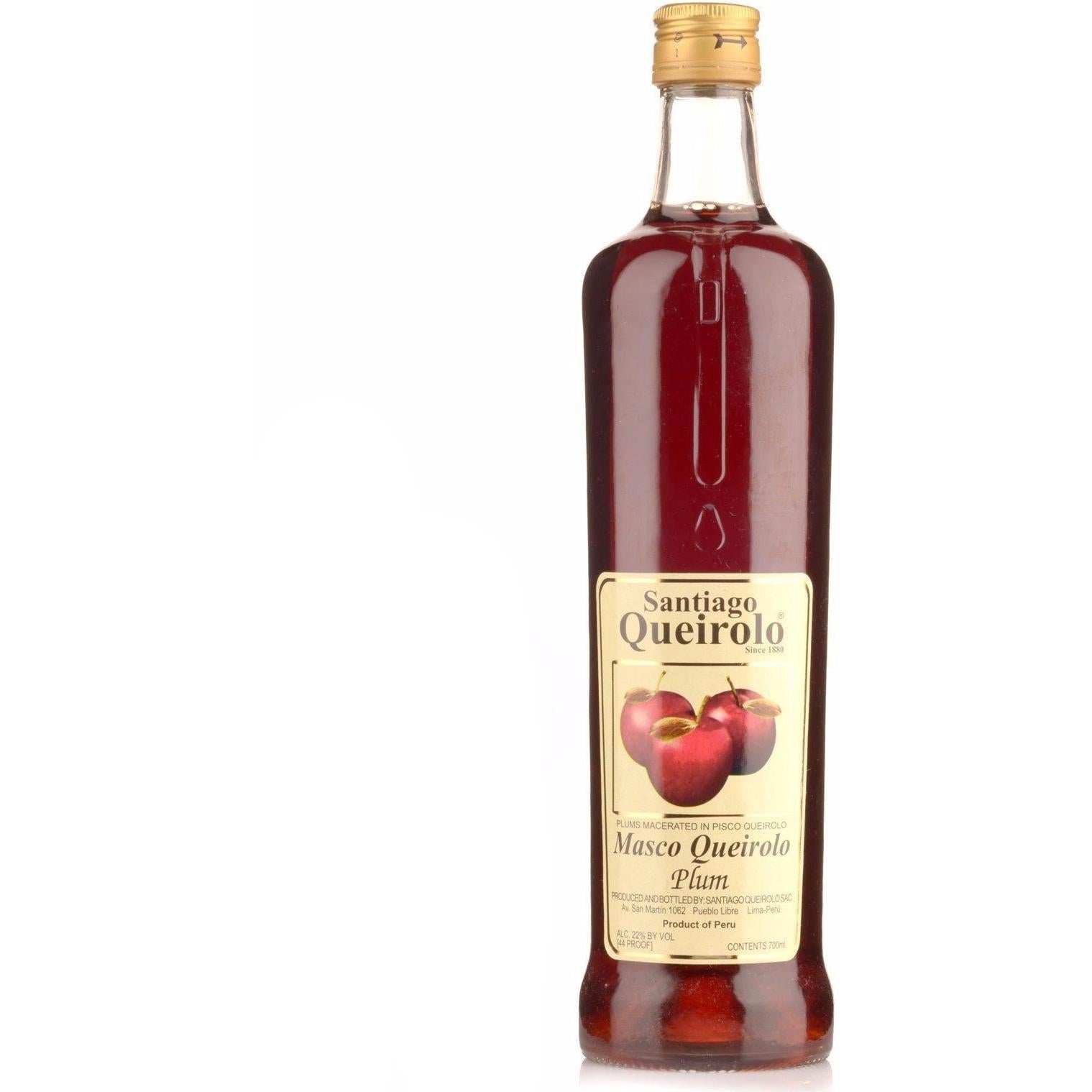 6 x Pisco Santiago Plum 700Ml