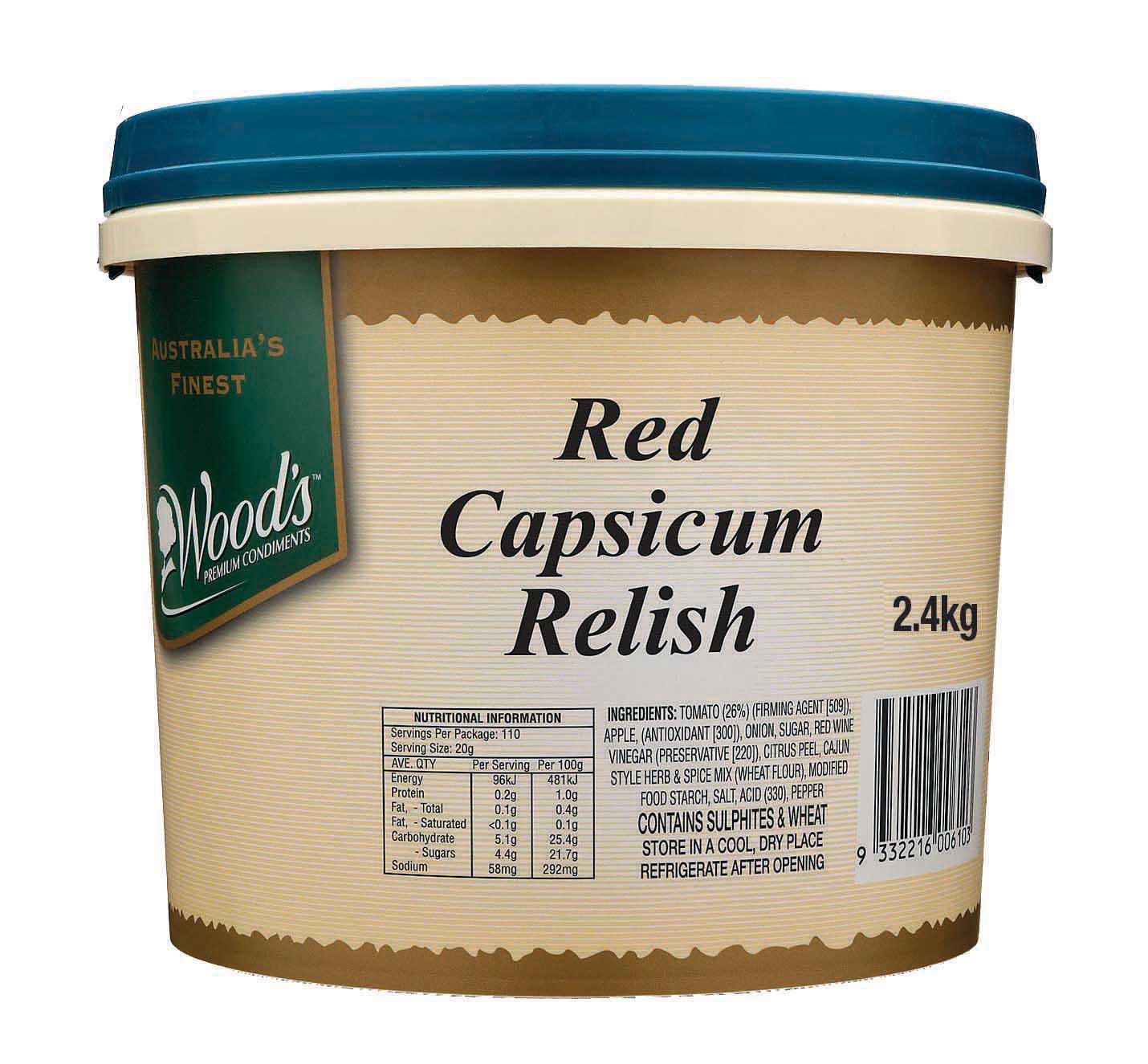 Relish Red Capsicum 2.4Kg