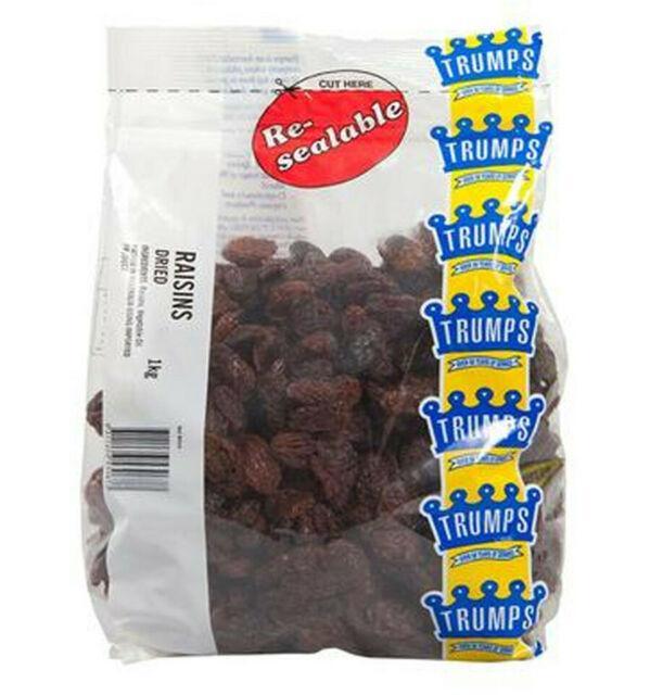 10Kg Trumps Raisins Seedless 10 X 1Kg