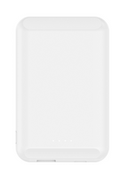 White Iphone magsafe power bank battery pack wireless charging 5000mah