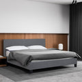 Milano Sienna Luxury Bed With Headboard (Model 2) - Grey