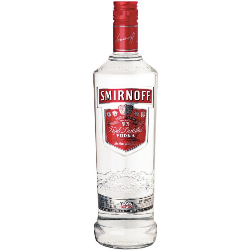 6 x Smirnoff Red 700Ml