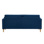 Cassandra 3 Seater Sofa Couch Blue