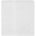 500 Paper Bags 2Sq White Flat