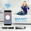 Mygenie Smart Robotic Vacuum Cleaner - Black