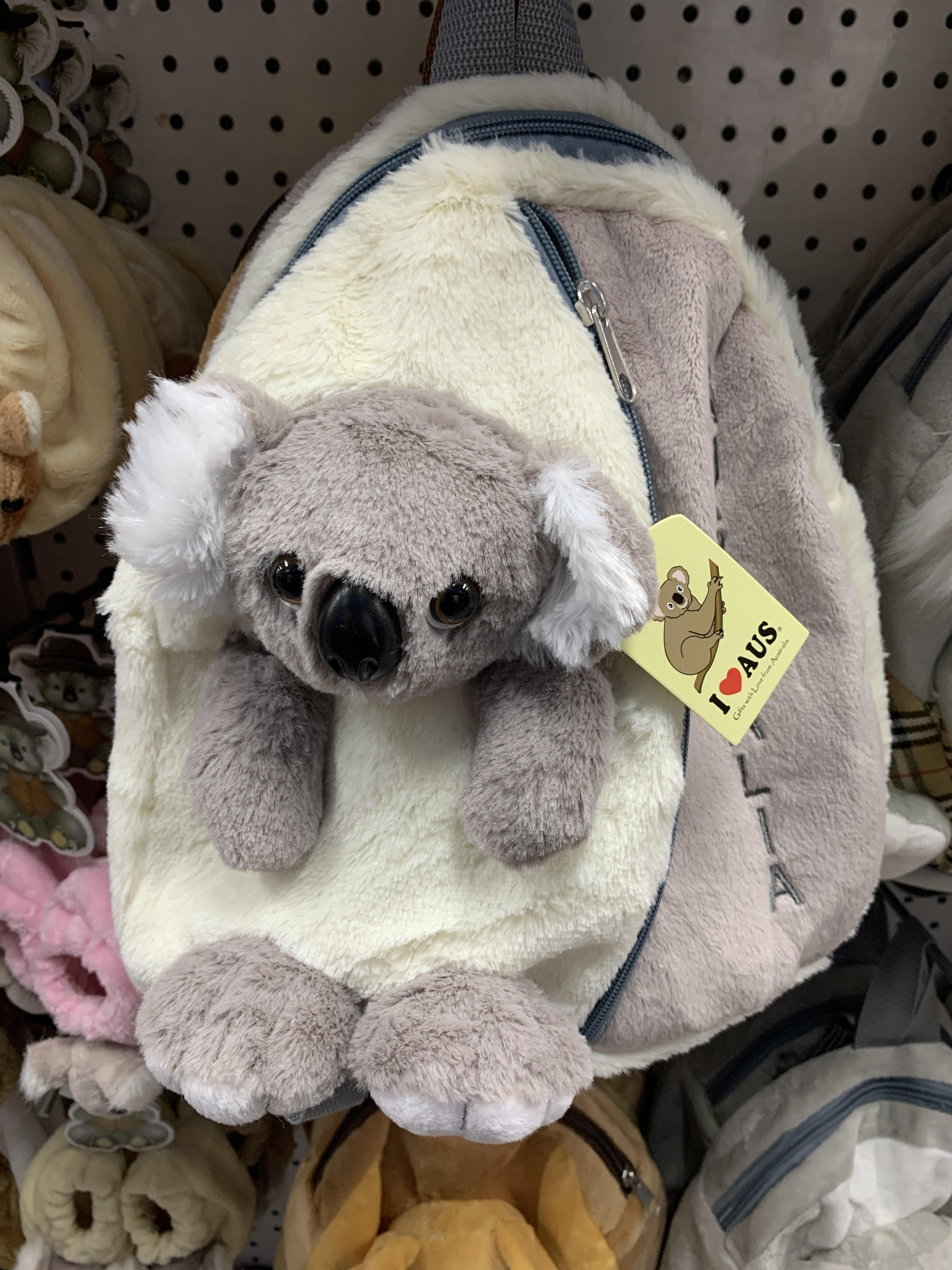 Backpack Koala Australian - I Love Australia Themed 25 Cm Height