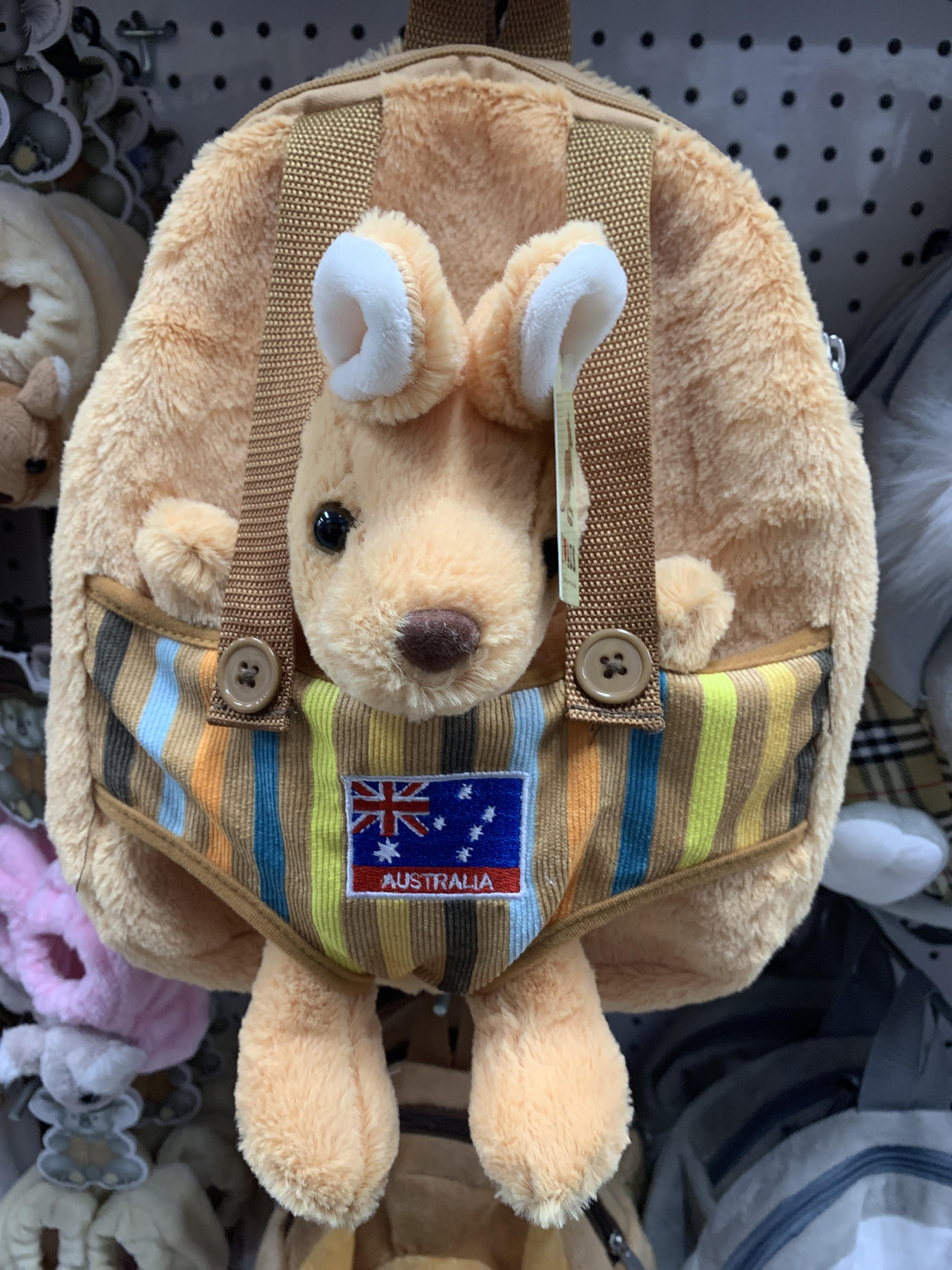 Kangaroo Backpack Joey With Pouch Kids Australia Themed