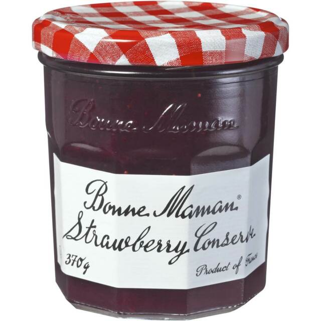 6 X Bonne Maman Jam Strawberry Conserve 370G