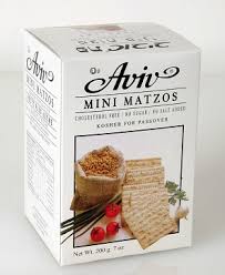 Aviv Mini Matzos 200G Kosher For Passover. 7Oz Matzoh Unleavened Bread For Pesach