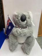 Koala Stuffed With Flag - Kids Australia Themed 25 Cm Height