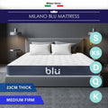 Milano Blã¼ Mattress - Various Sizes