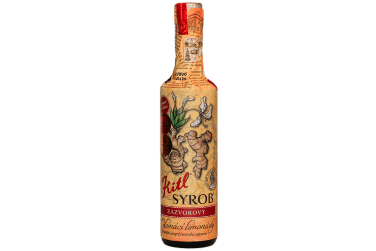 6 x Kitl Ginger Syrup 500Ml