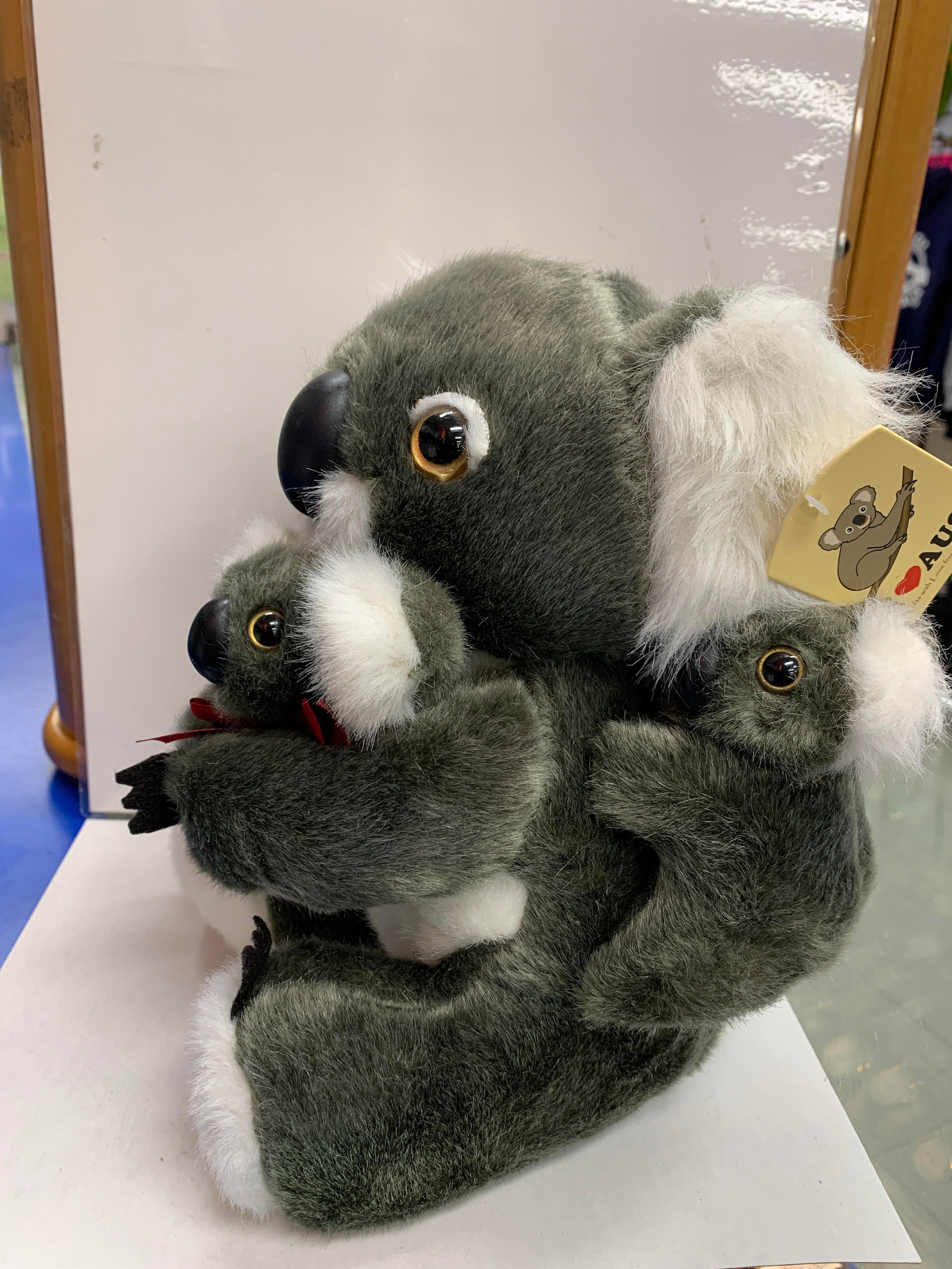 Koala With 3 Babies Australian Toy -Australia Themed 25 Cm Height