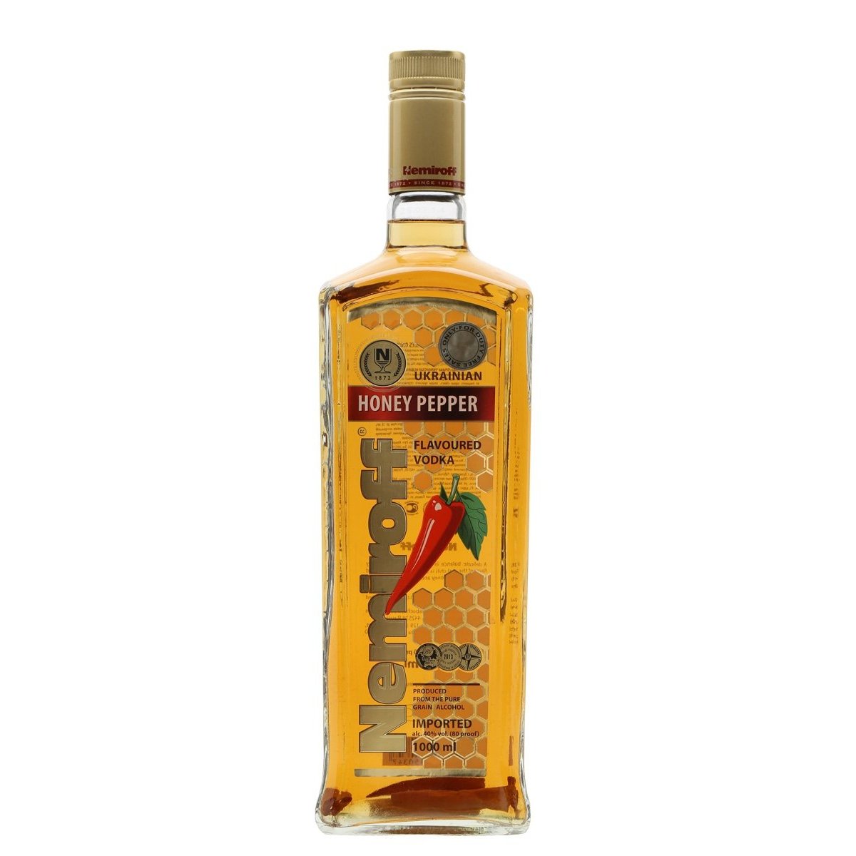 12 x Nemiroff Honey Pepper Vodka 700Ml