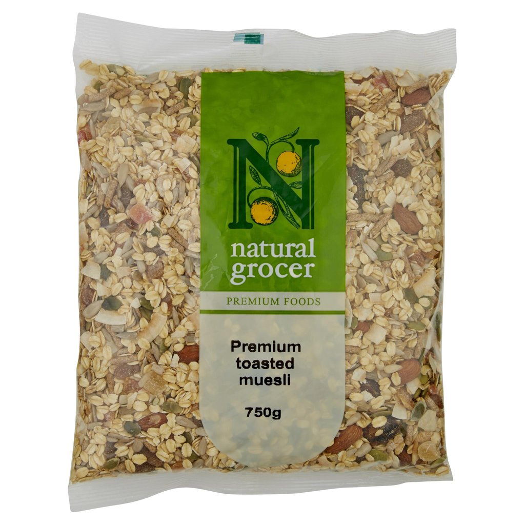 Natural Grocer Muesli Toasted Premium 1Kg (Not 750G)