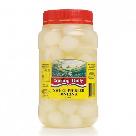 Spring Gully Onions Pickled Whole White 2Kg