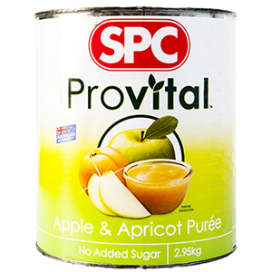 3 X Spc Puree Provital Apple & Apricot 2.95Kg