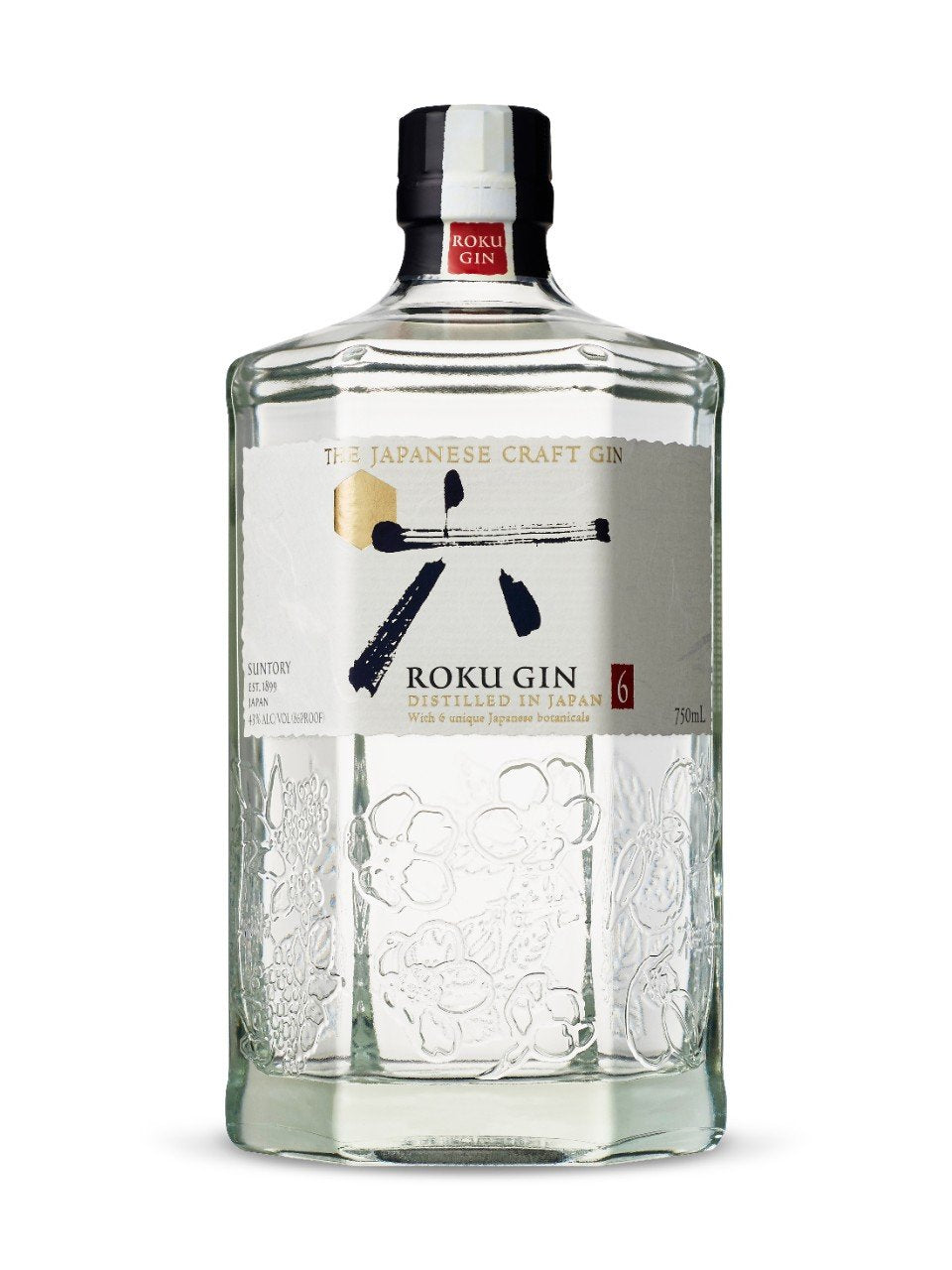 6 x Roku Gin 700Ml