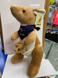 Toy Kangaroo With A Scarf And Australian Flag - 13 30 Cm Height - I Love Australia