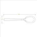 2000 Spoons Plastic 10Cm  Hot