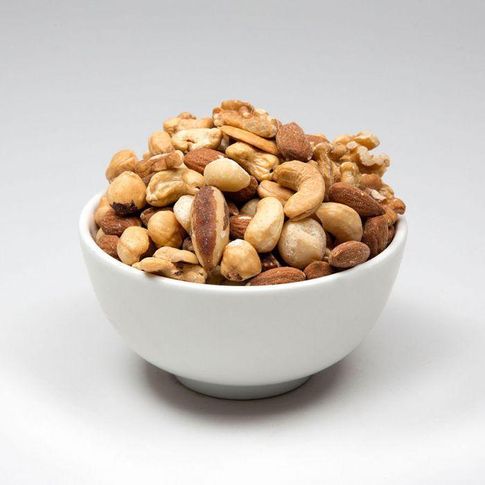 6 X Mixed Nuts Roasted Deluxe Unsalted 1Kg