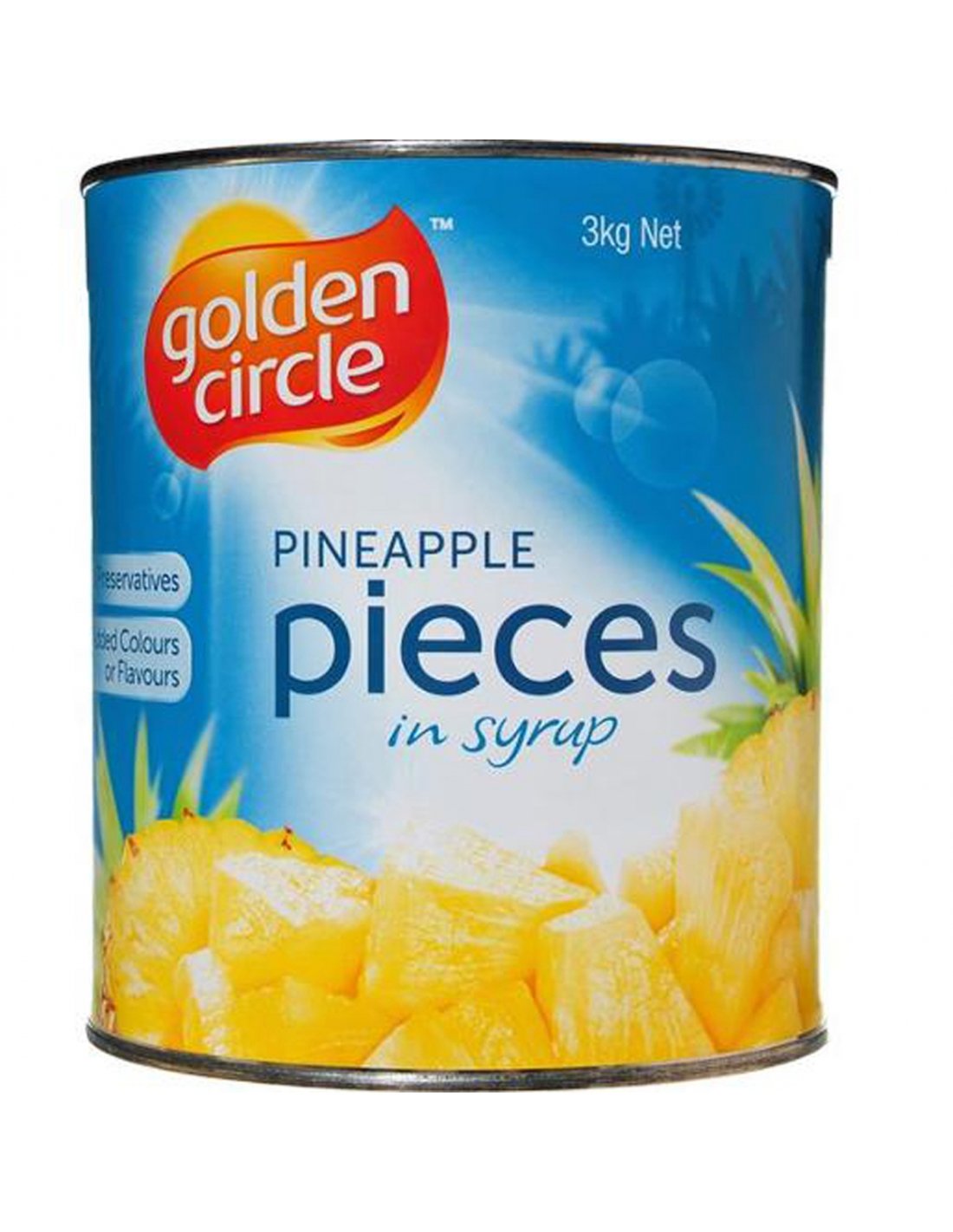 3 X  Pineapple Pieces In Syrup 3Kg