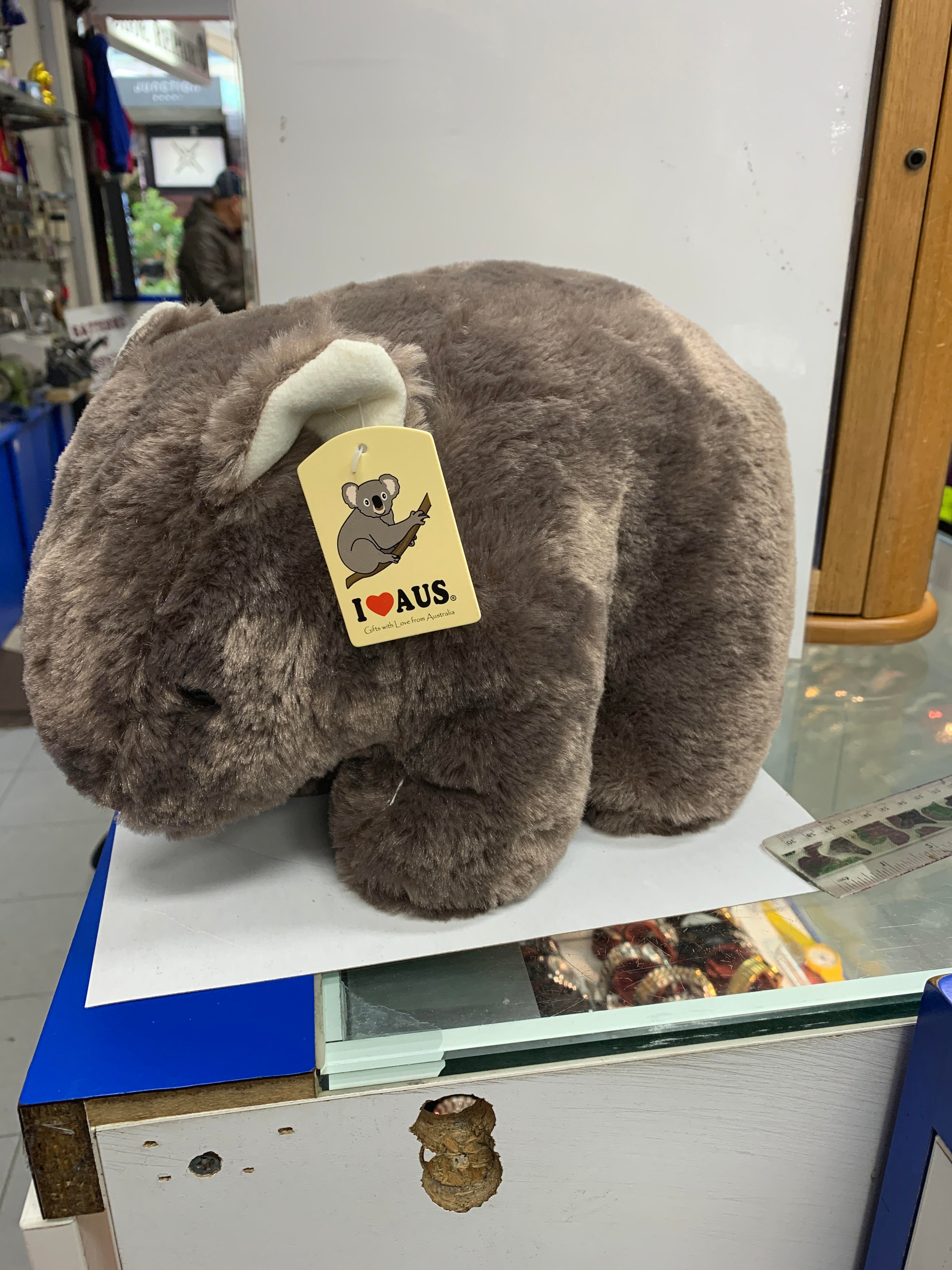 Wombat Stuffed Toy Australian Themed 20 Cm Tall - I Love Australia