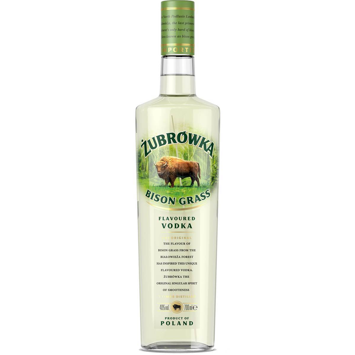 12 x Zubrowka Bison Grass 40% 1000Ml
